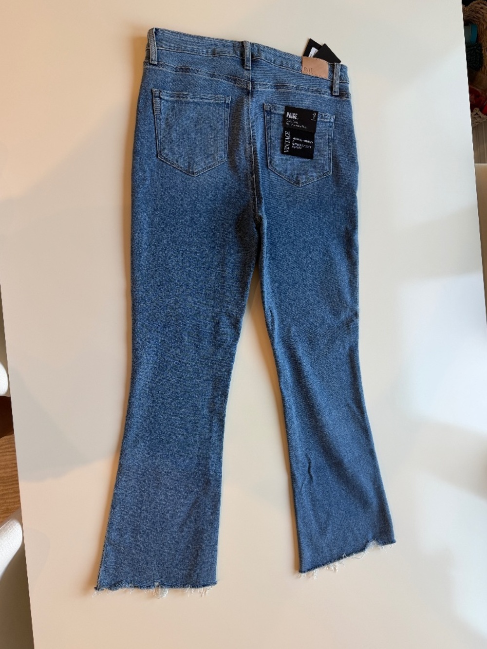 PAIGE Claudine High Rise Ankle Flare, size 31, NWT